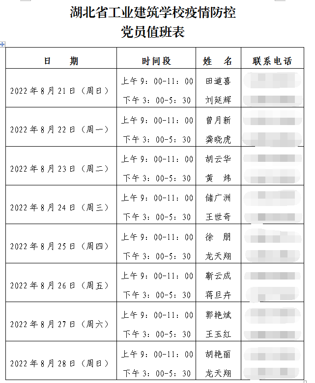 “党旗高高飘扬在防疫一线”-- 湖北省工业建筑学校党员社区"双报到”活动(图2)