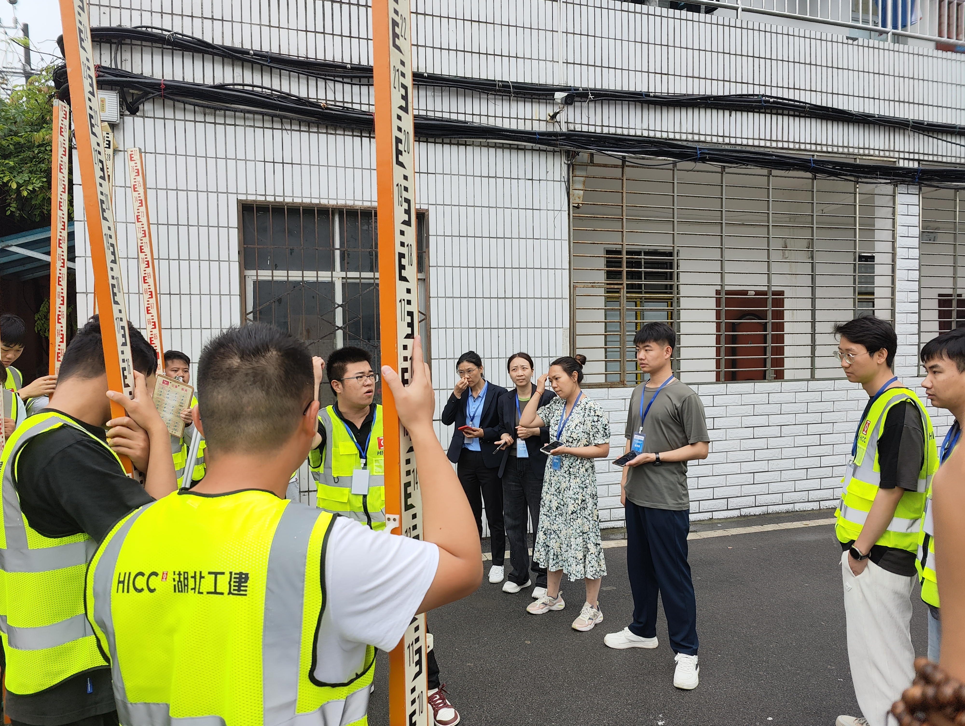 湖北工建基础设施公司测量比武大赛在我校顺利举行(图3)