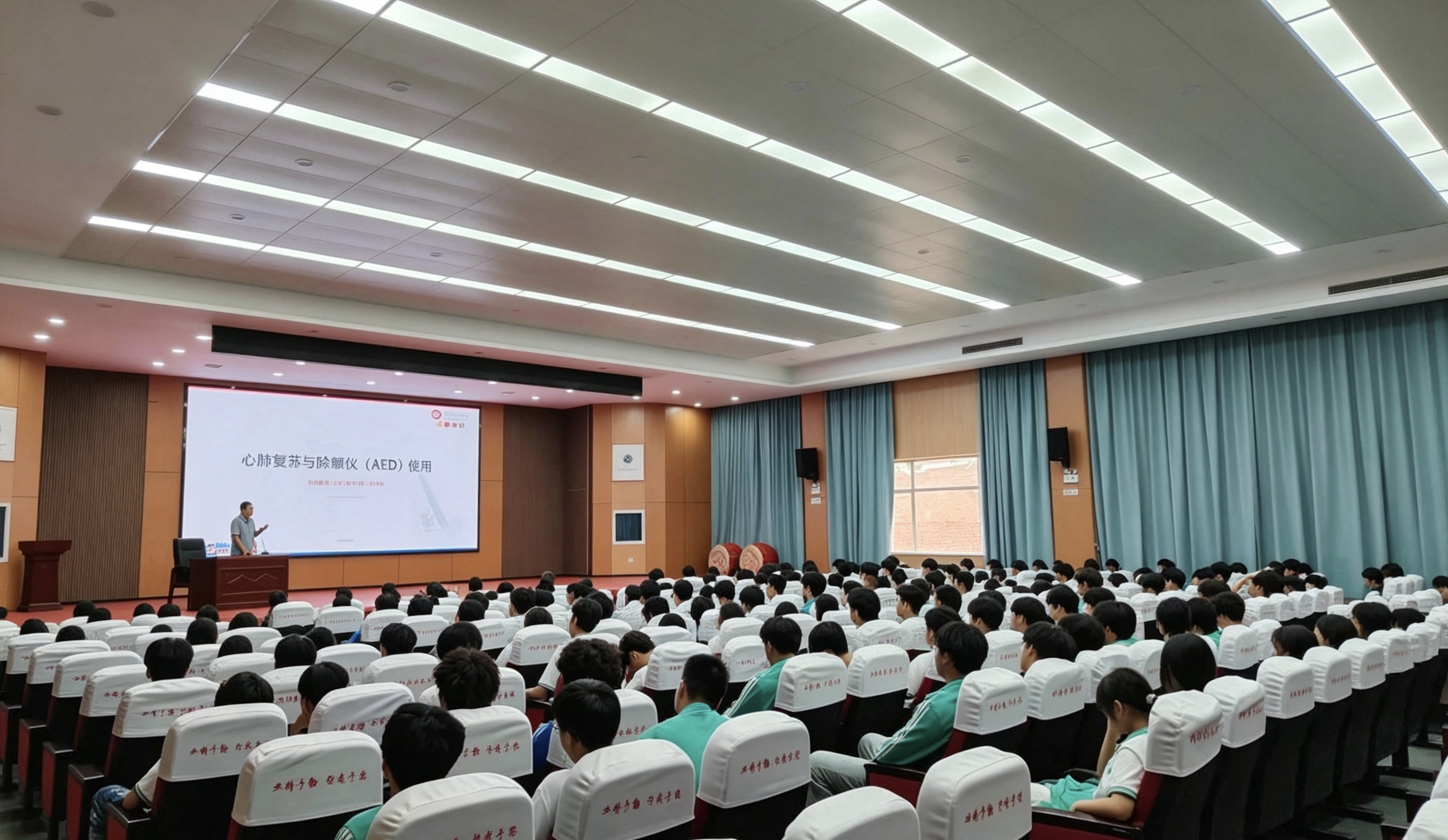 我校开展“急救知识”安全教育大课堂(图1)